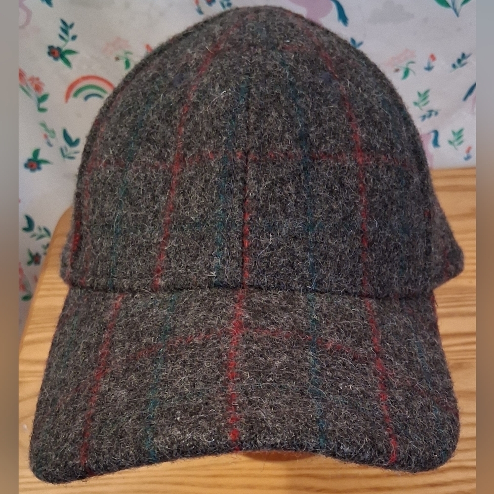 EUC RARE Vintage 60s Woolrich & Abercrombie AF Plaid Casual Wool Hat Cap L/XL